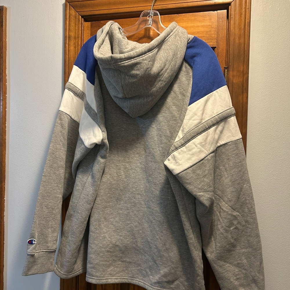 Champion Gray and Blue Buffalo Sabres Hoodie - Picture 5 of 5